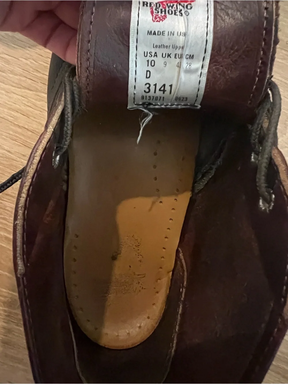 Red awing Heritage Boots ( Pair B)